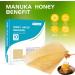 Manuka Honey Gauze Dressing - 2x2 Pack of 10 | Wound Care Bandages for Cuts Scalds & Burns | Premium Wound Dressing Products - Buy Online on GoSupps.com