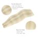 Buy 55cm 110g Ash Blond & Platinum Blond Real Hair Extensions | Premium Sew-In Hair Solutions - Buy Online on GoSupps.com