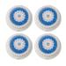 Jiklophg Cleaning Brush Heads Replacement Facial Cleansing Brush Head Replacement for Enlarged Clogged Pores (4 Pieces)