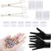 Xpircn 120PCS Piercing Kit Stainless Steel Acrylic 14G 16G - Piercing Jewelry Set with Nose, Septum, Lip, Tongue, Eyebrow, Tragus, Belly, Nipple Barbell Rings - Silver&Acrylic - Buy Online on GoSupps.com