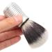 Handmade shaving brush for men easy cleaning fast-drying beard brush for the home salon long-lasting hairdressing cleaning brush with fine bristles and curved handle made of aluminumle