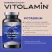 Potassium Vitolamine 180 Vegetarian Tablets - Contributes to the normal functioning of the muscles and nervous system - Buy Online on GoSupps.com