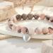 HGDEER Unique Pink Natural Stone Bracelet for Women & Teen Girls - Perfect Gift to Remember Your Awesomeness - Buy Online on GoSupps.com