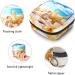 GIAPB Period Bag | Sanitary Napkin Storage & Travel Makeup Pouch | Oceans & Beach Shell Color - Buy Online on GoSupps.com