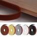 flintronic 3m*12mm U-Shape Flexible Furniture Edge Banding Baby Safty Baby Edge Protector Self Adhesive TPE Wood Edging Tape DIY Furniture Edge Trim for Table Cabinet Furniture Restoration Brown 3m*12mm