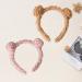 Miaija Bear Ears Hairbands Cute Fluffy Makeup Hair Bands Washing Face Hair Accessories for Women Girls Kids Gift Makeup Decoration (Pink) - Buy Online on GoSupps.com