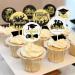 Ercadio 24 Pack 2023 Congrat Grad Cupcake Toppers 2023 Congrats Grad Cupcake Picks Graduation Cupcake Toppers You Did It So Proud of You Cake Toppers for Graduation Theme Party Cake Decors Supplies B-round Grad - Buy Online on GoSupps.com
