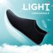 SEEKWAY Water Shoes - Quick Dry Aqua Socks for Beach, Pool & Surf - Black SK002 - Size 8.5-9.5 Women/7.5-8.5 Men - Buy Online on GoSupps.com