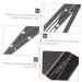 Didiseaon Eyebrow Scale Brow Mapping Ruler Adjustable Eyebrow Ruler Balance Measuring Ruler Second Generation 16X4.5X0.6CM Black - Buy Online on GoSupps.com