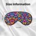 Buy SSIMOO Colorful Butterfly Sleep Mask - Adjustable Breathable & Fashionable Eye Mask for Comfortable Sleep | International Shipping Available - Buy Online on GoSupps.com