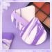 Buy Powder Puffs - Soft Reusable Makeup Sponge for Loose Powder | 10 Pcs Purple Triangle | Perfect for Foundation & Face Cosmetics - Buy Online on GoSupps.com