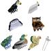 Animal Hair Claw Clip Hair Jaw Cute Clip Headwear Hair Catch Barrettes Hairpin Clamps Hair Accessories for Women Black Toucan - Buy Online on GoSupps.com