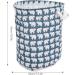 Teahutty Large Foldable Laundry Basket - Eco-Friendly Fabric Storage Organizer for Home Dorm & Salon | High Capacity Design - Buy Online on GoSupps.com