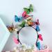 Lurrose Simulation Butterfly Headband 3D Butterfly Hairband Party Hair Accessories Festival Headband for Woman Girls Kids (Colorful) - Buy Online on GoSupps.com