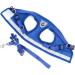 Ranphy Cat Dishes & Harness Set - Breakproof Leash Soft Fabric for Small Cats & Puppies - XS Blue - International Shipping - Buy Online on GoSupps.com