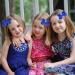 2Pcs Blue Ribbon Hair Bow Clips - 6 Inch Barrettes for Girls/Women, Perfect for Cheerleading and Special Occasions - Buy Online on GoSupps.com