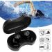 Buy Silicone Waterproof DustProof Spiral Earplugs for Swimming - Portable Box & Super Sound Lead - 2 Pack (Black - Buy Online on GoSupps.com