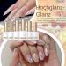 Hand Health Care for Glitter Nail Polish Kit for 6 Colorful LED Colors Dipped on 7ml Glossy Finish Long Lasting Sparkling Polycone - Buy Online on GoSupps.com