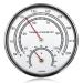 Sauna thermometer Fahrenheit 4.9 inch 2 in 1 metal sauna -thermometer and hygrometer with hanging hole foldable thermometer for room sauna accessories
