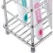 Stainless Steel Toothbrush Holder | Multifunctional Space-Saving Vertical Organizer with Non-Slip Feet - Buy Online on GoSupps.com