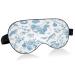 WELLDAY Sleep Mask Chinoiserie Berries Birds Night Eye Shade Cover Soft Comfort Blindfold Blockout Light Adjustable Strap for Men Women