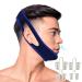 BONNA Anti Snoring Chin Strap - Snoring Solution and Snore Stopper Nose Vents - Adjustable Stop Snoring Sleep Aid for Men and Women-1 Chin Strap for snoring and Bonus 4 Set Nose Vents Snore Stopper!