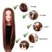 Buy Professional 24-Inch Hairdresser Exercise Head - Brown Hair with Stand for Styling & Braiding | Perfect Training Model for Hairdressing - Buy Online on GoSupps.com