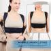 Posture Corrector Back Brace for Men & Women - Adjustable Lightweight Upper Back Support Shoulder Pain Relief Medium Black - Buy Online on GoSupps.com