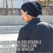 Buy CHARM Large 100% Cotton Slouch Beanie Hat for Women & Men - One Size Dark Grey (Style B) | International Shipping Available - Buy Online on GoSupps.com