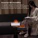 Nordic Flame Essential Oil Diffuser - Large Capacity Aromatherapy Humidifier for Home & Office (Black - Buy Online on GoSupps.com