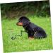 Angoily 3-Piece Dog Coupling Ground Anchor - Chrome Plated Metal Pet Tie Set (42x8.5x4cm) - Durable Silver Pet Accessories - Buy Online on GoSupps.com