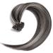 100% Remy Hair U-Tip Bonding Extensions - 50 Strands 50cm Color #50 & #1B/Gray - Premium Quality Hair Extensions for Seamless Blending - Buy Online on GoSupps.com