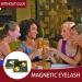 Gold Magnetic Eyelashes Applicator Tool Kit with 2 Pairs of Glue-free Magnetic False Eyelashes - Natural Bushy Look - Buy Online on GoSupps.com