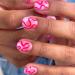 Short False Nails with Designs | Glue On Nails Cute Stick On Short Fake Nails Press On Design Nails Artificial Full Stick On Nails Full Acrylic Nails Lambo - Buy Online on GoSupps.com