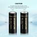 18500 Rechargeable Li-ion Batteries 1600mAh - Flat Top IMR Perfect for Flashlights & Solar Lights (4 Pack) - International Shipping - Buy Online on GoSupps.com