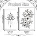 Cerlaza Temporary Tattoos for Women - 66 Sheets Henna Flower Designs | Waterproof, Long Lasting Semi Permanent Fake Tattoos - Buy Online on GoSupps.com