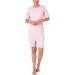 Normann Care Nursing Overall for Women - 1/2 Sleeve Zip Back & Leg - XL Rose | International Shipping Available - Buy Online on GoSupps.com