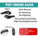 OPUGIT Glasses Ear Hooks - 10 Pairs Comfort Silicone Anti-Slip Holders for Sports Eyeglasses - Temple Tip White - Buy Online on GoSupps.com