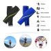 Calf Compression Sleeves Men Running Socks - 2 Pairs, 15-20mmHg Support for Shin Relief & Varicose Leg, Breathable Medical Brace Wrap (Black+Blue, XXL) - Buy Online on GoSupps.com