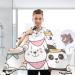 Waterproof Barber Cape - Cute Panda & Cheetah Haircut Bib for Men & Women | Unisex Hair Cutting Cape - Buy Online on GoSupps.com