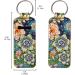 SCRAWLGOD Lip Balm Keyring for Women Girls Clip on Elastic Chapstick Sleeves Bohemian style flower - Buy Online on GoSupps.com
