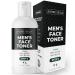 Face Toner for Men| Infused with Organic Witch Hazel Green Tea & Hyaluronic Acid | Face Tightener | Hydrating Toner and Smoothing | Men Self Care & Men Skin Care - 4 oz