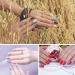 Noverlife 1200PCS Short Mountain Peak False Nail Tips - Full Cover Acrylic Nail Tips for Salon & DIY Nail Art Design - Buy Online on GoSupps.com