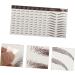 FOMIYES 27 Sheets Waterproof Eyebrow Stickers Faux Eyebrown Decals Makeup Brow Sticker Tool Water Proof 6d - Buy Online on GoSupps.com