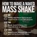 Naked Vegan Mass - 8lb Natural Weight Gainer Protein Powder | GMO-Free, Gluten-Free, Soy-Free & Dairy-Free | 1230 Calories - Buy Online on GoSupps.com