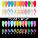 Hot Pink Glow in The Dark Gel Liner Nail Art - Neon Fluorescent UV Gel Polish for DIY Manicure - Buy Online on GoSupps.com