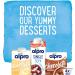 Vanilla Soya Dessert Bundle which Contains Alpro Vanilla Dairy Free Vegan Soya Dessert 4x125g - Pack of 2 with Grocery List Card - Buy Online on GoSupps.com