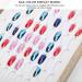 180 Colors Card Chart Nail Colour Display Book Gel Polish Nails Art Book for Salon Sample Showing Tools False Nail Tip Display Color Card Book (Color oscuro) - Buy Online on GoSupps.com