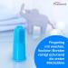 Buy Wellsamed Finger Toothbrush for Babies - Gentle Cleaning for First Milk Teeth - Blue 1 Pack - Buy Online on GoSupps.com