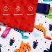 NUOBESTY Baby Security Tag Blanket - Dinosaur Pattern Taggy Blanket for Newborns - Buy Online on GoSupps.com